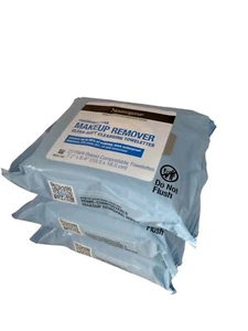 3 Pack NEUTROGENA MAKEUP REMOVER Fragrance Free Ultra-Soft Cleansing Towelettes - Picture 1 of 24