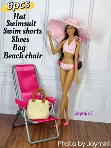 6 PIEZAS Para Moda Royalty Integrity Poppy Parker NuFace Muñecas Zapatos de Vestir Bolso 1/6 - Imagen 1 de 11