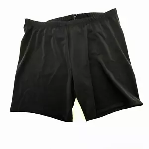 AQUABELLE NWT Women's 14 Black Extra Life Lycra Bike Shorts Swimsuits for All - Picture 1 of 10