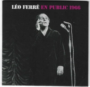 LEO FERRE ►CONCERTS INEDITS 1966 (MAISON DE LA RADIO) ◄ ARCHIVES INA BARCLAY CD - Picture 1 of 2