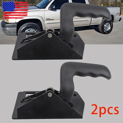 Interior Door Handle For 1999-2006 Chevrolet Silverado 1500 Set of 2 Front Black — 第 1/4 张图片