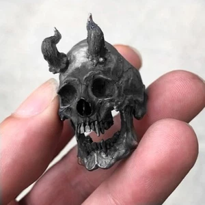 BAGUE ACIER INOXYDABLE TÊTE DE DÉMON BIKER GOTHIQUE PUNK - Imagen 1 de 1