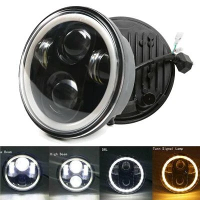 Anillo de faros LED DRL 5,75" 5 3/4 para Honda Shadow Aero Spirit 750 VT VTX Foto 1 de 4