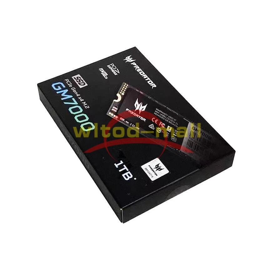 1PCS New Acer Preoator SSD GM7000 1TB 7400MB/s Pcle4.0 independence cache - Image 1 of 1