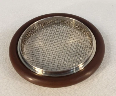 KF40 NW40 QF40 High Vacuum Centering Ring w/ O-ring Gasket, Mesh Screen 20mesh - Image 1 of 4