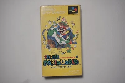 Super Famicom Super Mario World boxed Japan SFC games US Seller - Image 1 of 4