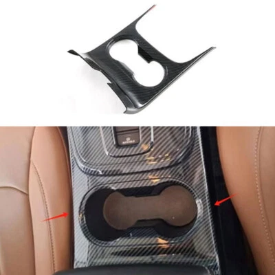 For Isuzu MU-X MUX 2023 2024 2025 Carbon Fiber Front Water Cup Holder Cover Trim - image 1 of 4