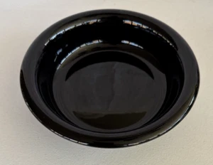 Boda Nova Sweden Soup Bowl(s) " Diameter Black Contemporary Modern Glossy 7.5” - Picture 1 of 20