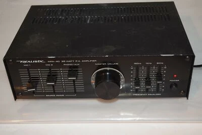 *TA* AMPLIFICADOR PA REALISTA MPA-40 35 VATIOS (CP91) Foto 1 de 2