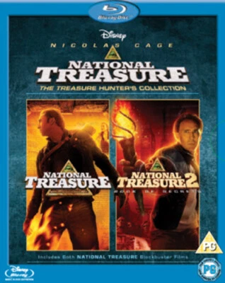 National Treasure 1 and 2 Blu-ray (2008) Nicolas Cage, Turteltaub (DIR) cert PG - Image 1 of 2