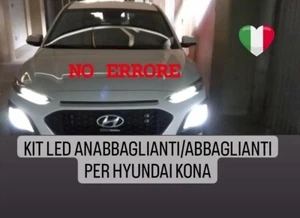 Kit Led Anfibios Abbaglianti Para Hyundai Kona 80W Canbus Sin Error H7 6000K - Imagen 1 de 3