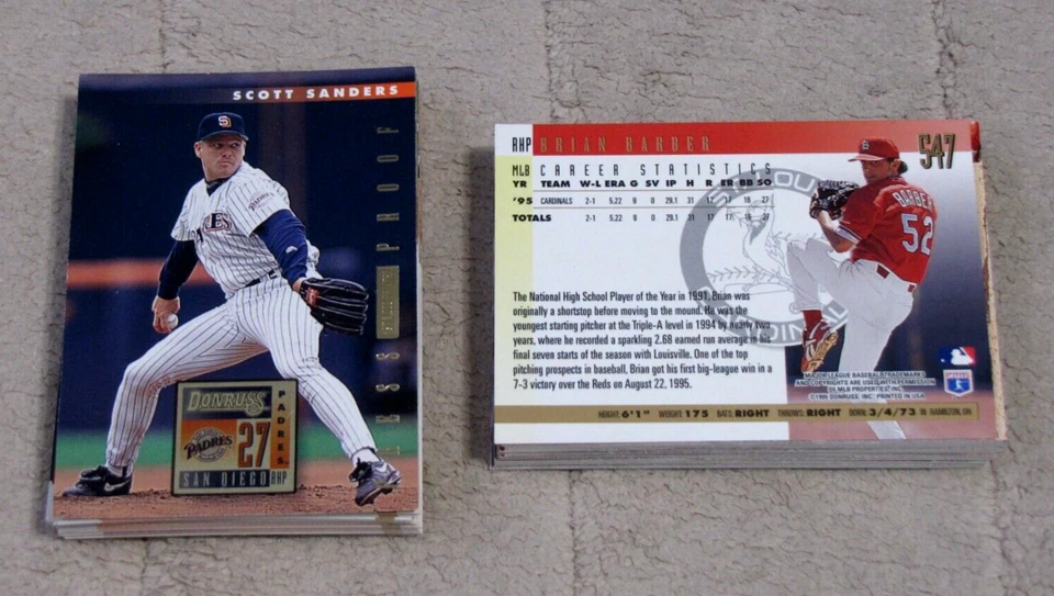 1996 Donruss Press Proofs Baseball  (Pick Choose Complete) - Image 1 of 2