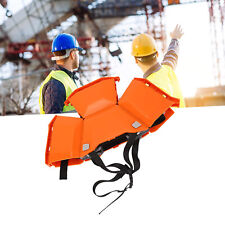 (Orange)Foldable Helmet High Strength Multifunctional Adjustable Strap Plastic