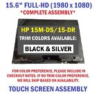 Hp Envy X360 15-Dr0xxx 15.6" Fhd Complete Top Half Touch Screen Dark Ash