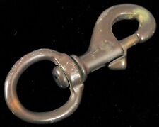 ANTIQUE HEAVY DUTY BRONZE MADE IN ITALY NAUTICAL BOAT LINE CLIP ABOUT 9CM LONG !