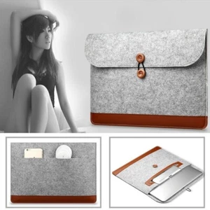 Universal Notebook-Abdeckung Wollfilz Notebook-Taschen Neu Tablet-Hülse Fall - Bild 1 von 15