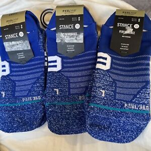 Stance Feel 360 Athletic Tab 3 Pack Multicolor Ankle Socks Unisex Size Small NWT