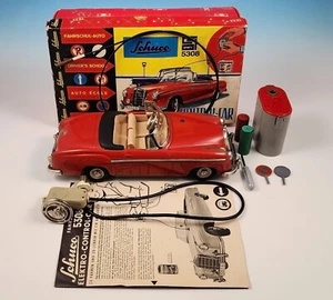 Vintage 1950s Schuco 5308 Elektro Control Car Mercedes Benz 220S Original Box - Picture 1 of 21