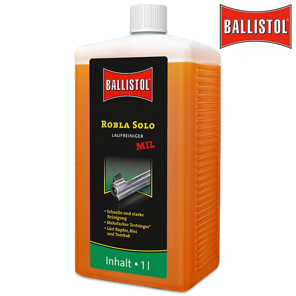 Ballistol Robla Solo MIL Laufreiniger stark Waffenpflege Waffenöl 1000ml