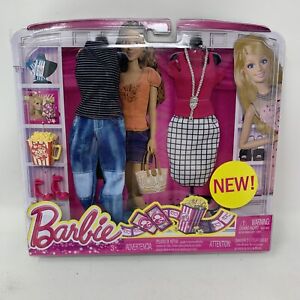 2014 Barbie Fashions & Accessory Pack Unopened CFY06 Movie Theater 2 Outfits