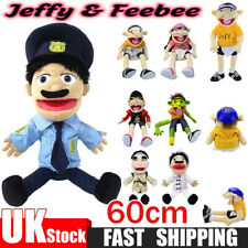 60cm Jeffy And Feebee Hand Puppet Large Soft Doll Plush Toys Puppet Kids Gift UK