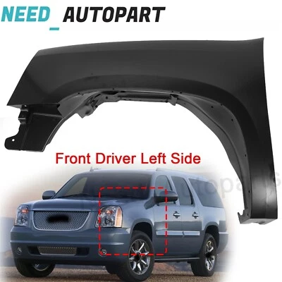 New Front Fender Left Driver Side Primed Steel For 2007-2014 GMC Yukon Yukon XL Foto 1 de 4