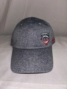 Minnesota Twins Nike Heritage 86 Baseball Hat Adjustable Gray NEW NWOT - Picture 1 of 4