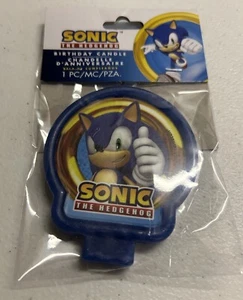 NIP Sonic the Hedgehog BIRTHDAY CANDLE - Picture 1 of 2