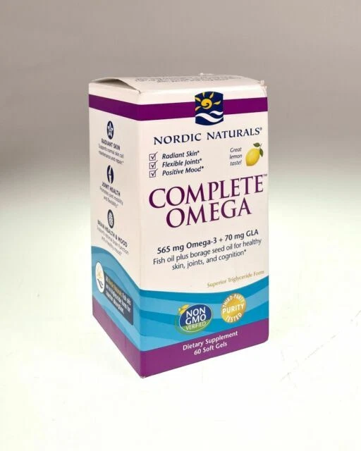 Nordic Naturals Complete Omega 1000mg Lemon Flavor - 60 Soft Gels