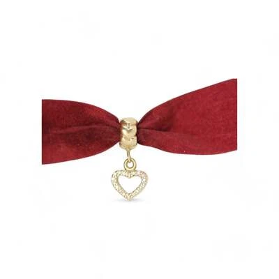 Pandora 14k Gold Big Hearts & Be My Valentine Heart Custom Charm #750201 & #3501 - Image 1 of 4