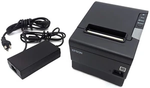 Epson TM-T88III M129C Thermal POS Receipt Printer + Ethernet Card w/Power Supply - Picture 1 of 22