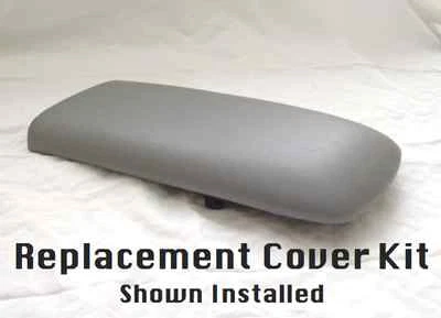 Kit de funda de consola Ford Explorer acolchada premium para reposabrazos gris claro 1995-01 Foto 1 de 3