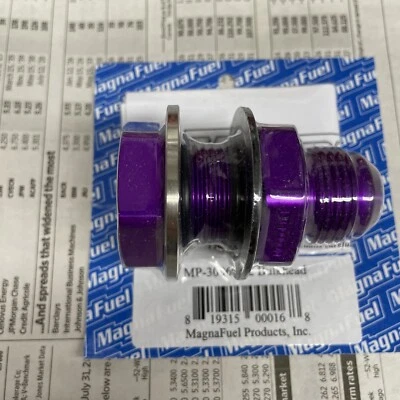 SISTEMAS DE COMBUSTIBLE MAGNAFUEL/MAGNAFLOW #12 montaje de mamparo recto P/N - MP-3006 Foto 1 de 4