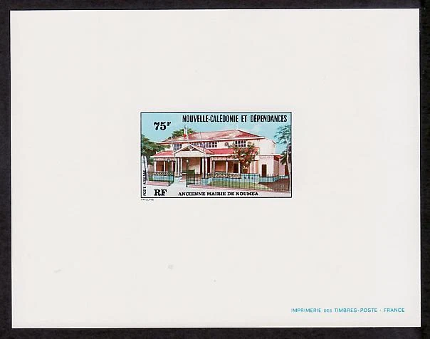 New Caledonia ScC134 Old City Hall, Architecture, Deluxe Proof. - Image 1 of 1
