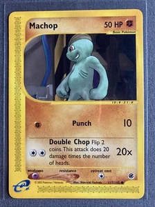 Pokemon TCG: Machop 117/165 (2002) Expedition • Non-Holo E-Reader Series Card - Picture 1 of 2