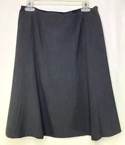 Falda Calvin Klein Gris Carbón Talla 6 Estilo Cserickd Elastizada CK Vestido Parte Inferior - Imagen 1 de 5