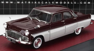 wonderful resin-modelcar 1/43 FORD GB ZODIAC 206E 1959-1962 - maroon/palegrey - Picture 1 of 2