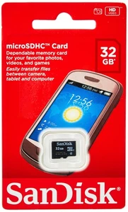 SanDisk sdsdqm-032g-b35-microSDHC Class 4 (UK IMPORT) - Picture 1 of 4