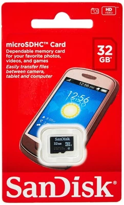 SanDisk sdsdqm-032g-b35-microSDHC Class 4 (UK IMPORT) - Image 1 of 4