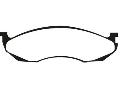 Conjunto de pastilhas de freio dianteiro para 1993-1996 Jeep Grand Cherokee 1994 1995 PZ198FD - Imagem 1 de 4