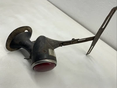 1937 Ford LH Tail Light Assembly With Tag Bracket Nice  f5 - Image 1 of 4