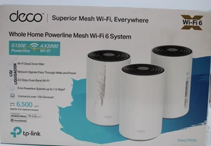 Sistema TP-Link Deco Powerline Mesh WiFi 6 (Deco PX50), , paquete de 3 - Imagen 1 de 10