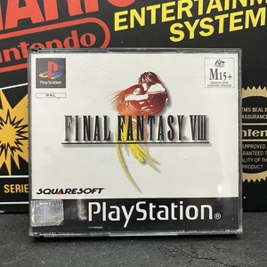 Final Fantasy VIII W.Manual 4 Discs Playstation PS1 PAL VGC TESTED FREE POSTAGE - Picture 1 of 14