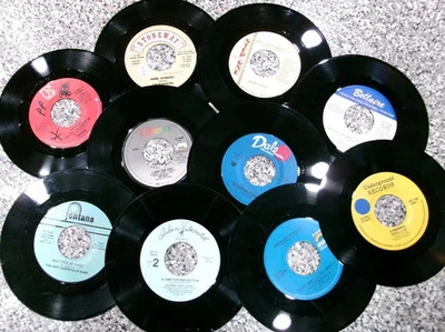 Lot 22 Rare/Unknowns 45RPM Records-Various Artist and Genres-TWO PROMOS - Image 1 of 4