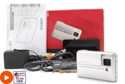 ⏯️[TOP MINT in Box] CASIO EXILIM EX-V7 7.2MP Compact Digital Camera Silver JAPAN - Image 1 of 4
