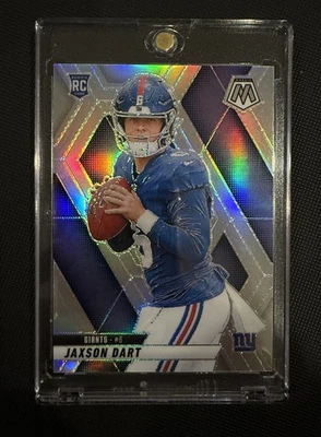 2025 Panini Mosaic #362 Jaxson Dart Rookie RC Silver Prizm New York Giants - Image 1 of 2