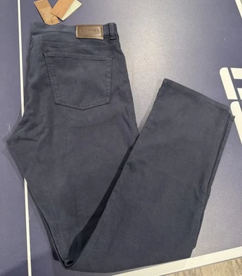 Canali Regular Fit 5-Pocket Cotton Blue Pants Mod 91700 Men’s US Size 38x34 New - Image 1 of 4