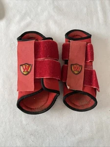 Red Brushing Boots - Picture 1 of 3