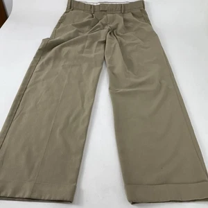 Dockers Go Khaki Classic Fit Stain Defender Pants 34×32 Pleated Cuffed - Picture 1 of 14