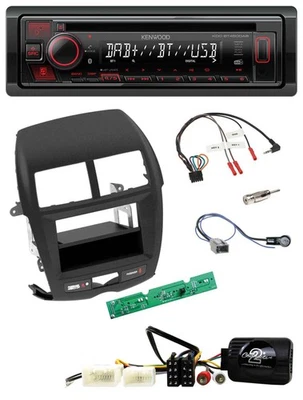 Kenwood Lenkrad CD USB Bluetooth DAB Autoradio für Mitsubishi ASX 2010-2014 - Bild 1 von 4